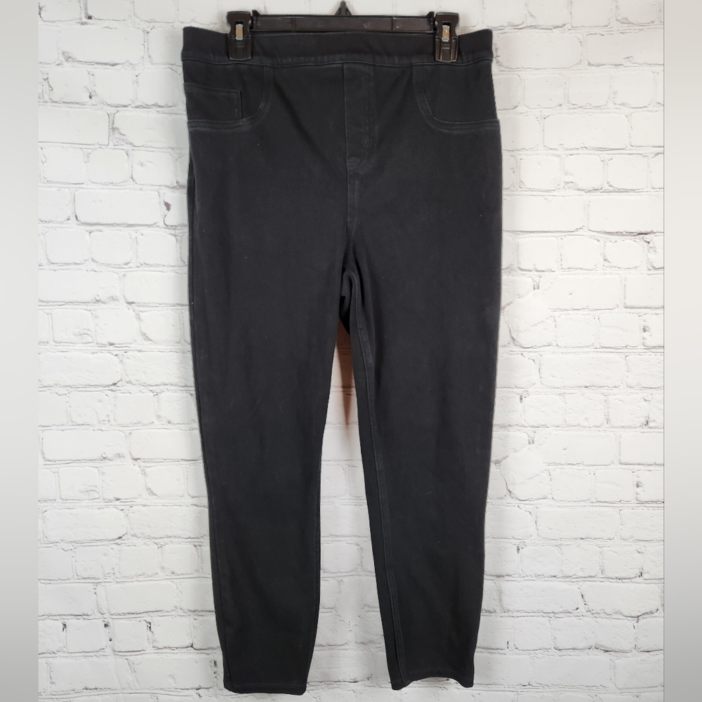 SPANX Black Jeggings XL